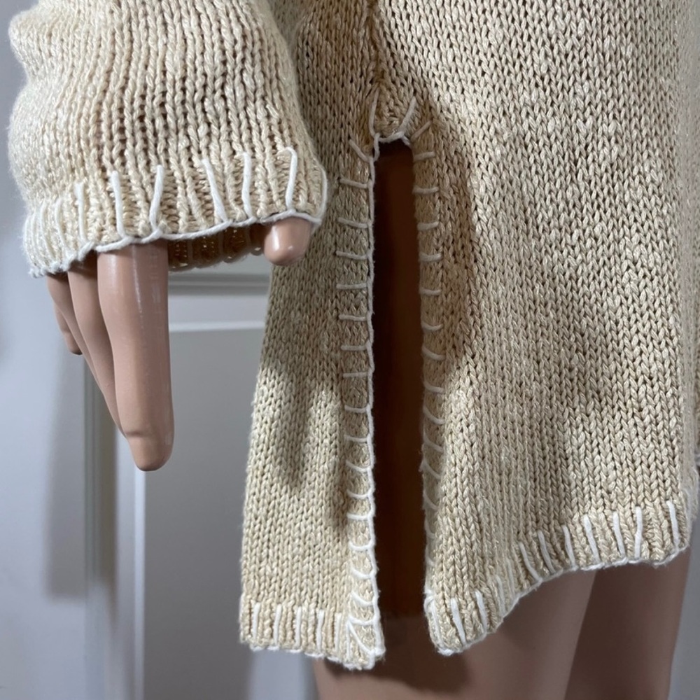 Tommy Bahama Cream Knitted Sweater| Size: M - Picture 4 of 6